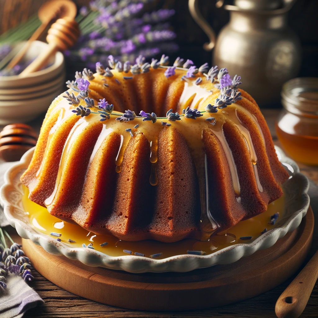 Lavender Honey Bundt Cake